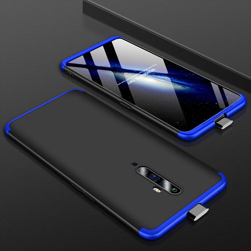 เคส OPPO Reno 2F #เคสฝาหลังพลาสติกแข็ง Detachable All-wrapped Matte แยกชิ้นได้