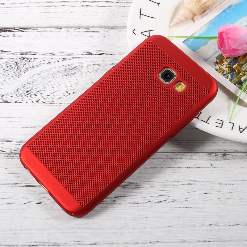 เคส Samsung Galaxy A7 2017 #เคสรูตาข่ายกลวงกระจายความร้อนได้ดี สวยโดดเด่นทันสมัยสีสันสวยงาม