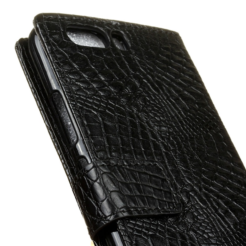 เคส Huawei P10 Plus เคสฝาพับหนังผิวจระเข้ - Crocodile PU Leather Magnetic Flip