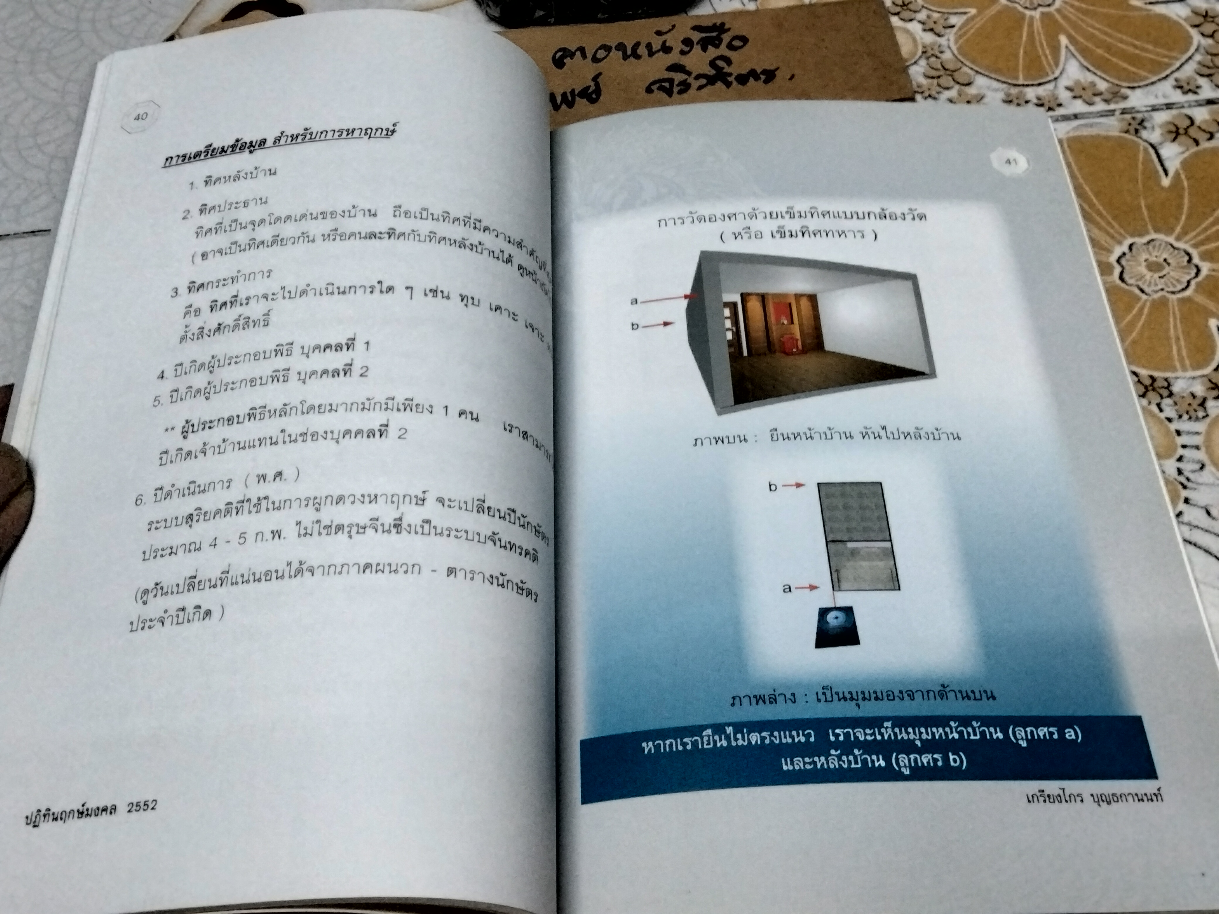 ปฏิทินฤกษ์มงคลปี 2552 โดยเกรียงไกร บุญธกานนท์ ...เรื่องเด่น ทิศตะวันตกและทิศใต้ ในระบบฮวงจุ้ยเป็นอย่างไร