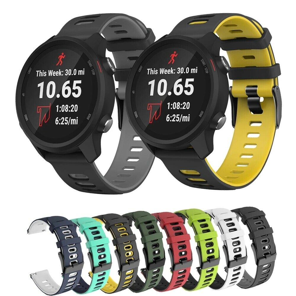 สายนาฬิกาซิลิโคน Garmin Forerunner 245 / 245 Music 645 สายนาฬิกาขนาด 20 มม (AA1)