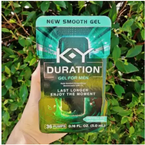 (Pre Order) K-Y® Duration Desensitizing Delay Gel Pump for Men 5 ml เจลชะลอและควบคุมการหลั่งสำหรับผู้ชาย รักษาเวลาไคลแม็กให้ได้นานมากขึ้น