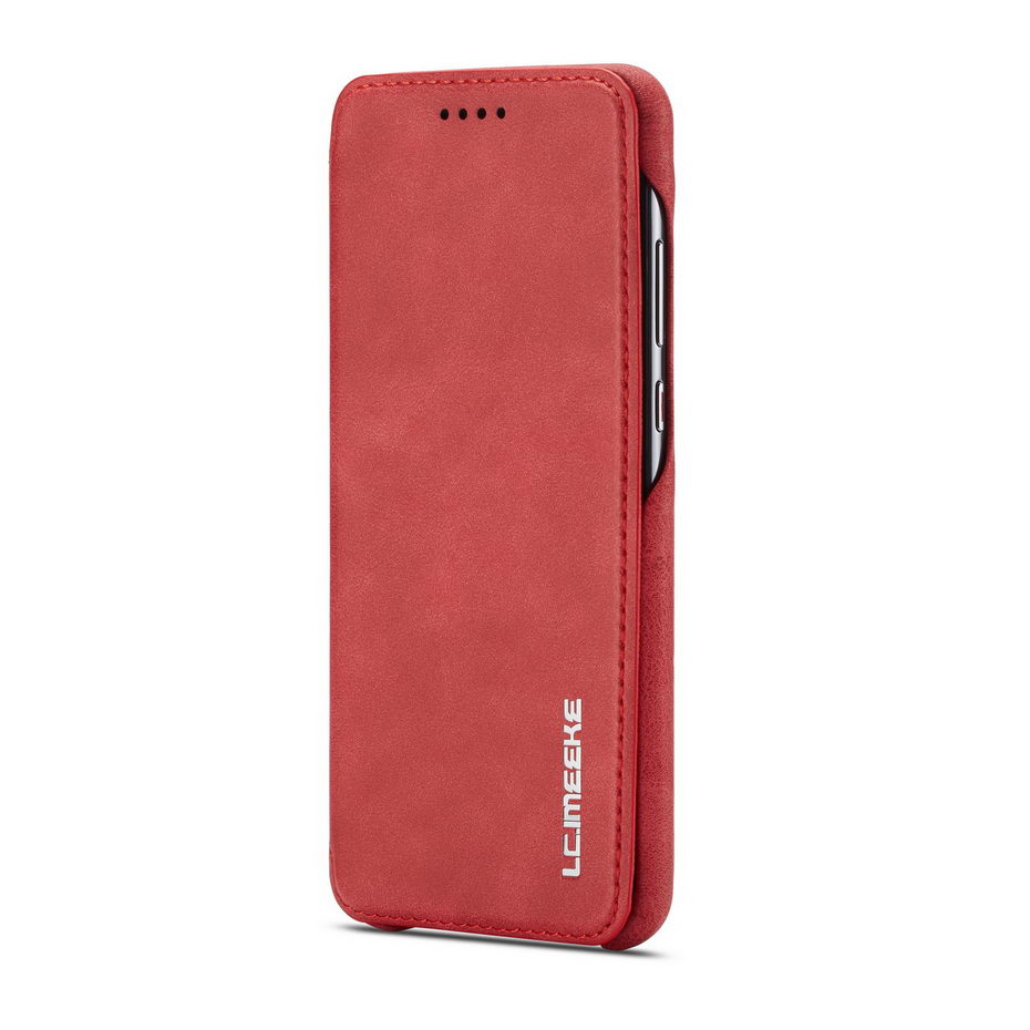 Case Samsung Galaxy A53 5G #เคสฝาพับหนัง PU มีช่องใส่บัตร LC.IMEEKE Retro Style Leather Card Holder