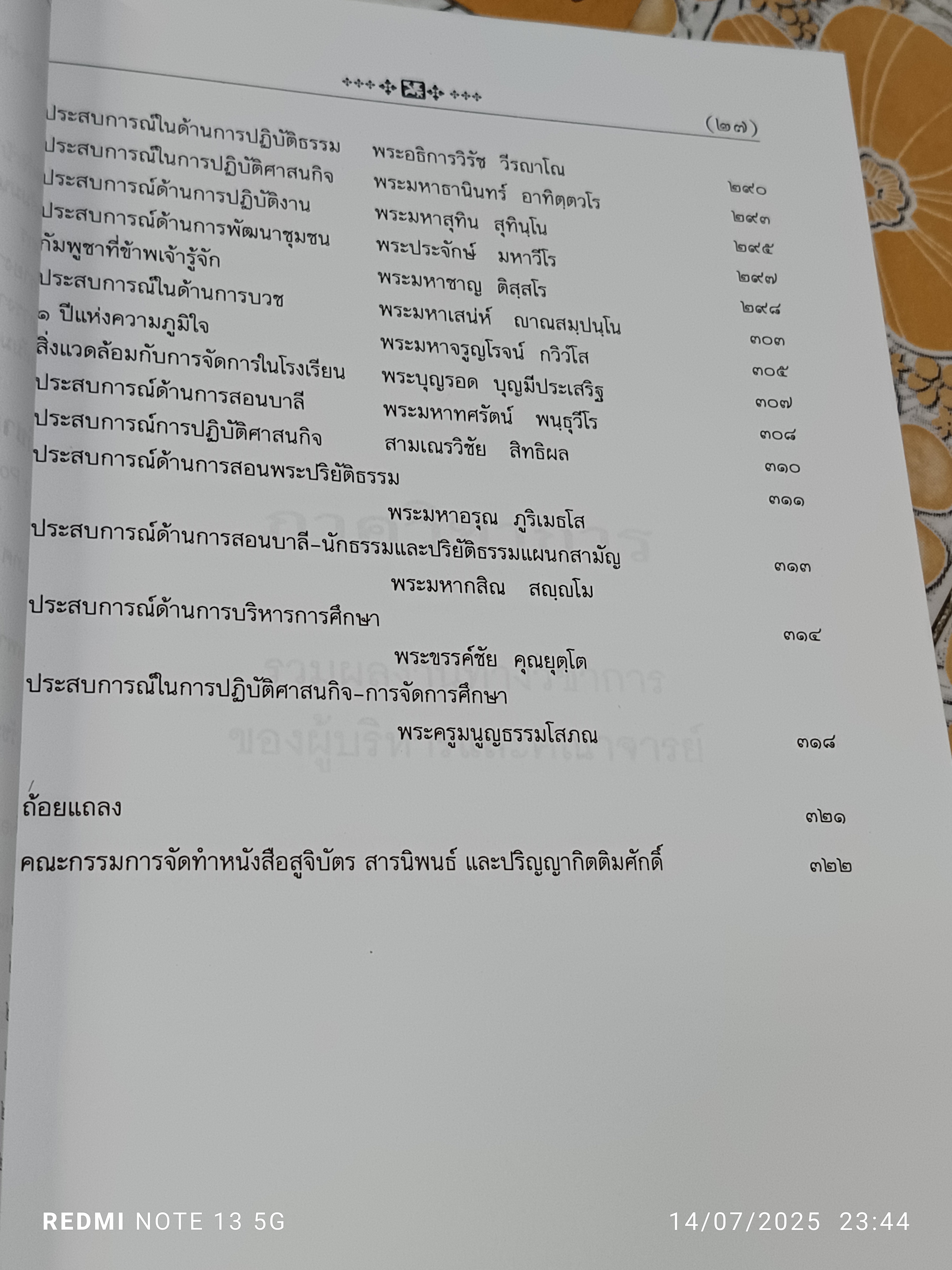 สารนิพนธ์พุทธศาสตรบัณฑิต รุ่นที่ 44/2540 พิมพ์ครั้งแรก พ.ศ.2542