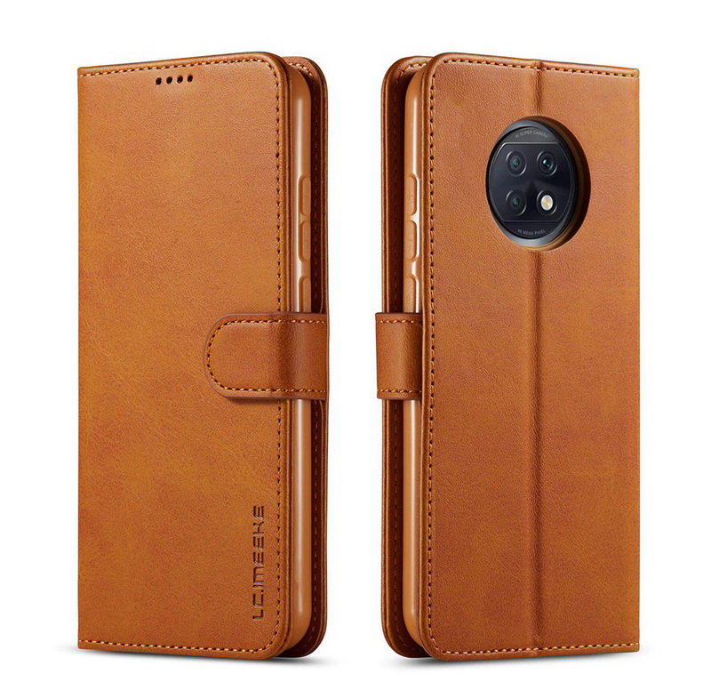 เคส Redmi Note 9T 5G #เคสฝาพับหนัง PU LC.IMEEKE คุณภาพดีสไตล์กระเป๋าสตางค์พร้อมช่องใส่การ์ด