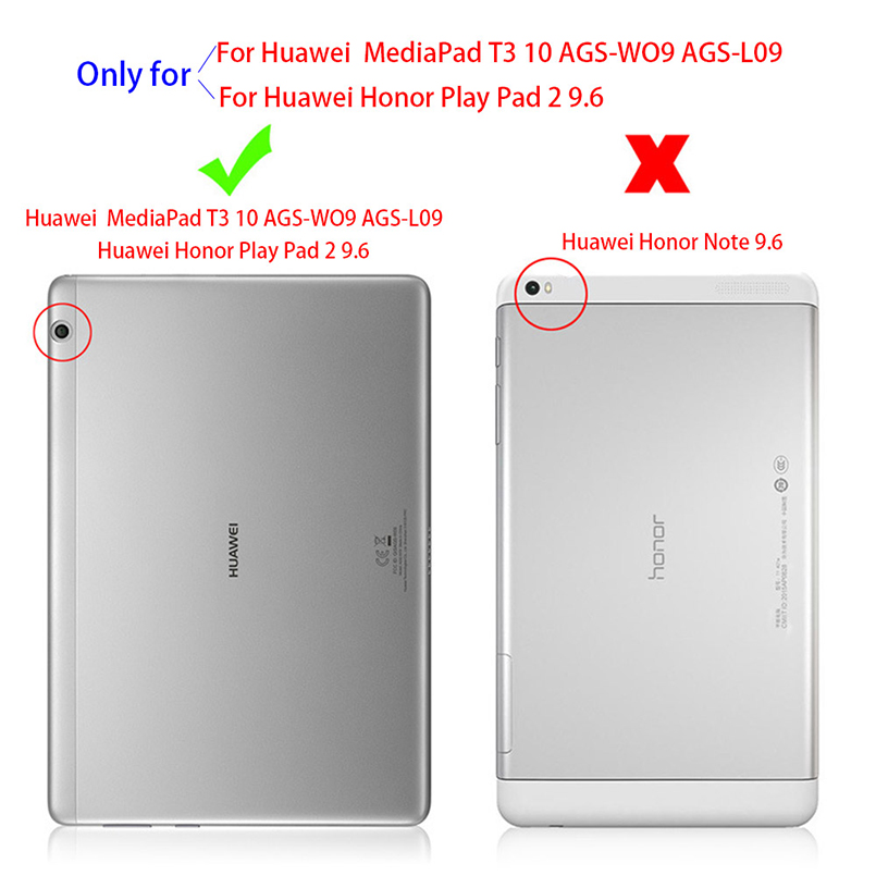 เคส Huawei MediaPad T3 10 (9.6inch) Kickstand PC + TPU Hybrid #เคสฝาหลังกันกระแทก