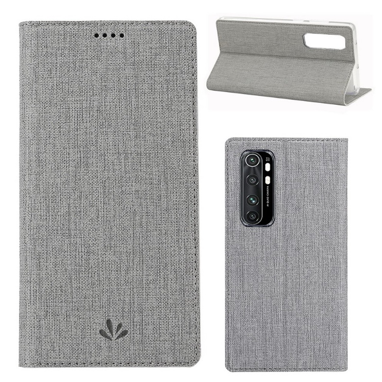 Case Xiaomi Mi Note 10 Lite #เคสแบบฝาพับหนัง PU VILI DMX Cross Texture Leather คุณภาพดี