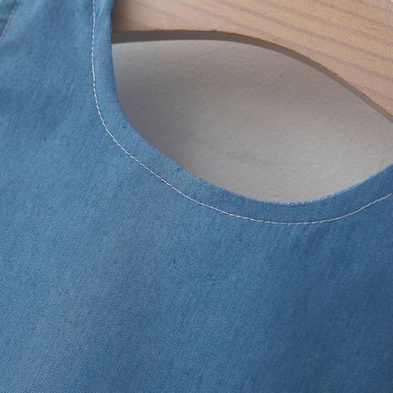 ชุดเด็กหญิงกระโปรงยีนส์