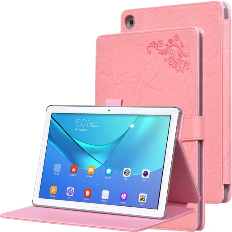 Case Huawei MediaPad M5 Pro 10.8 นิ้ว #เคสฝาพับหนัง PU พิมพ์ลาย Protective PU Leather Stnad Case