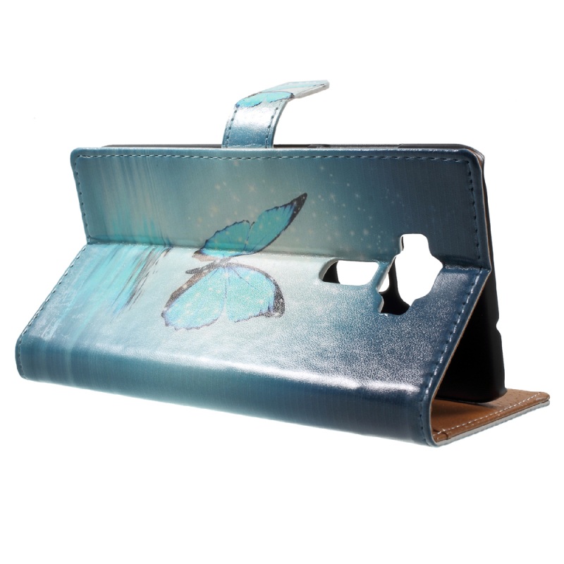 เคส Asus Zenfone 3 ZE520KLเคสฝาพับพิมพ์ลาย สไตล์กระเป๋าสตางค์พับตั้งได้