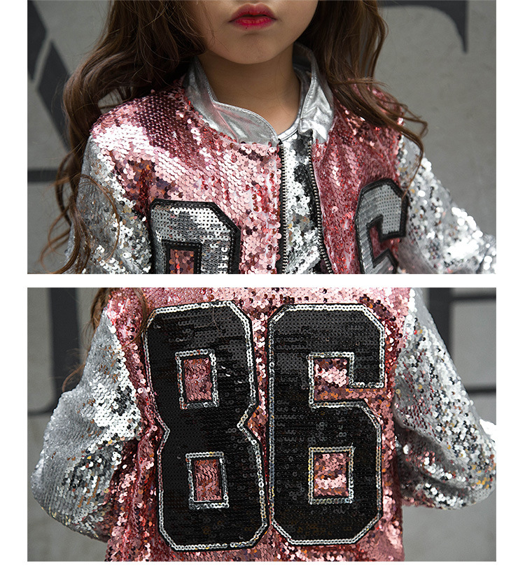 ชุดเต้นเด็กหญิง setแดนเซอร์ สีเงินชมพู