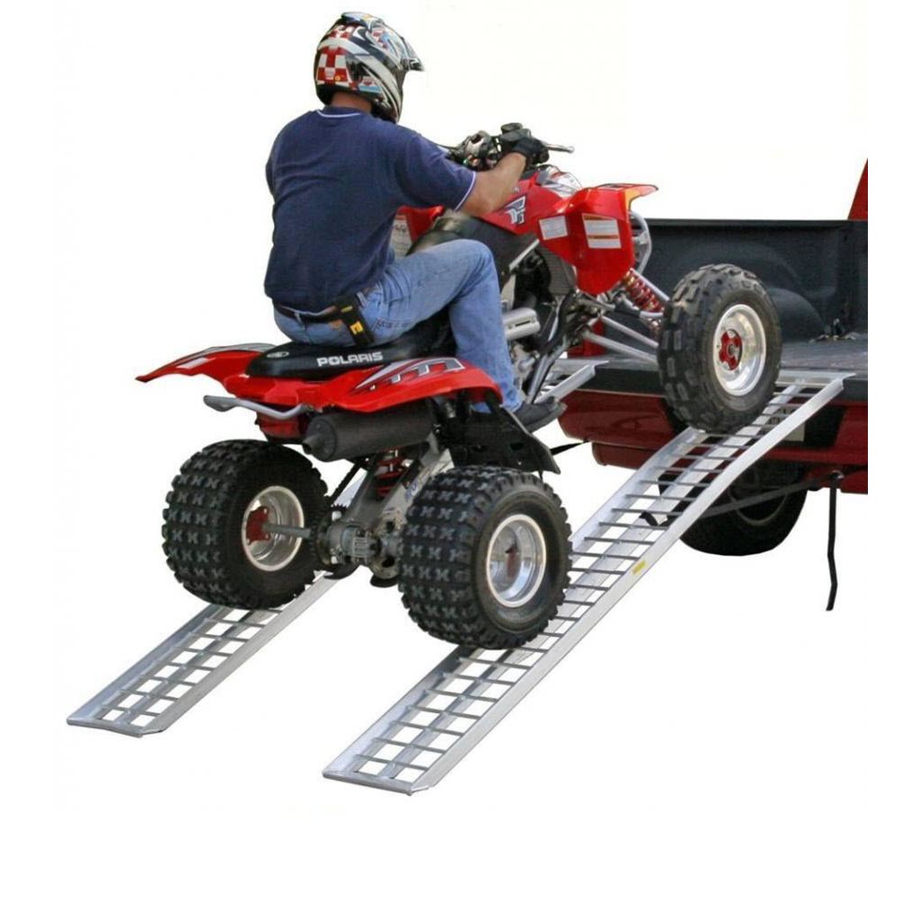 MAV® LoadingRamp Motorcycle Aluminium Ramps + Safety Strap รับน้ำหนักได้ 340 kg บันไดอลูมิเนียม สะพานบันไดขึ้นรถมอเตอร์ไซค์