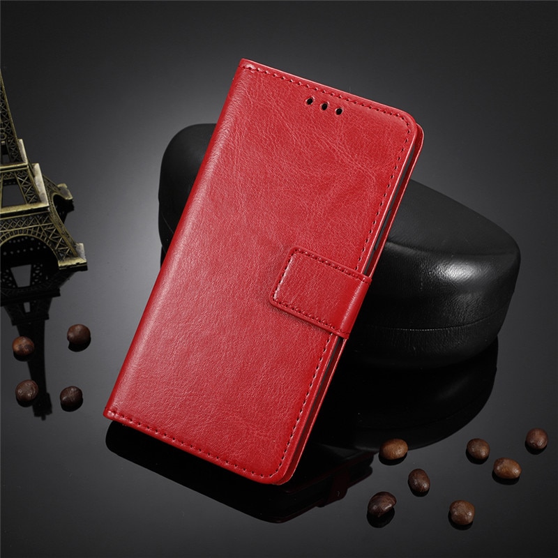 Case Huawei P40 Pro #เคสฝาพับหนัง PU ผิวหนังม้า Crazy Horse Texture Leather Wallet