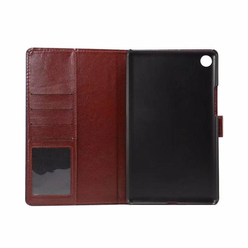 Case Huawei MediaPad M5 (8.4 นิ้ว) #เคสฝาพับหนัง PU ผิวยีนส์พับตั้งได้ Jeans Cloth Leather Wallet