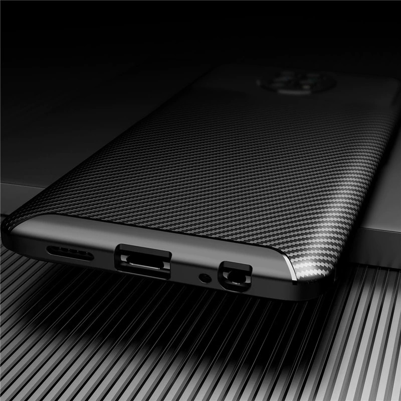 เคส Redmi Note 9T 5G #เคสฝาหลังนิ่ม Carbon Fiber Drop Resistant TPU