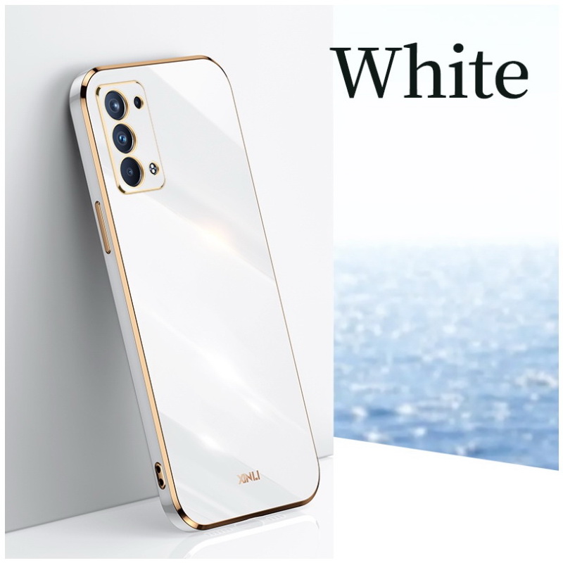 เคส OPPO Reno 6 Pro 5G #เคสฝาหลัง TPU นิ่มขอบเงา