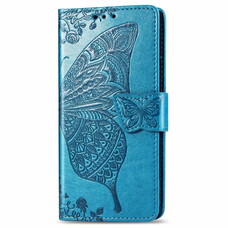 Case Vivo Y19 #เคสฝาพับ Imprint ลายผีเสื้อดอกไม้