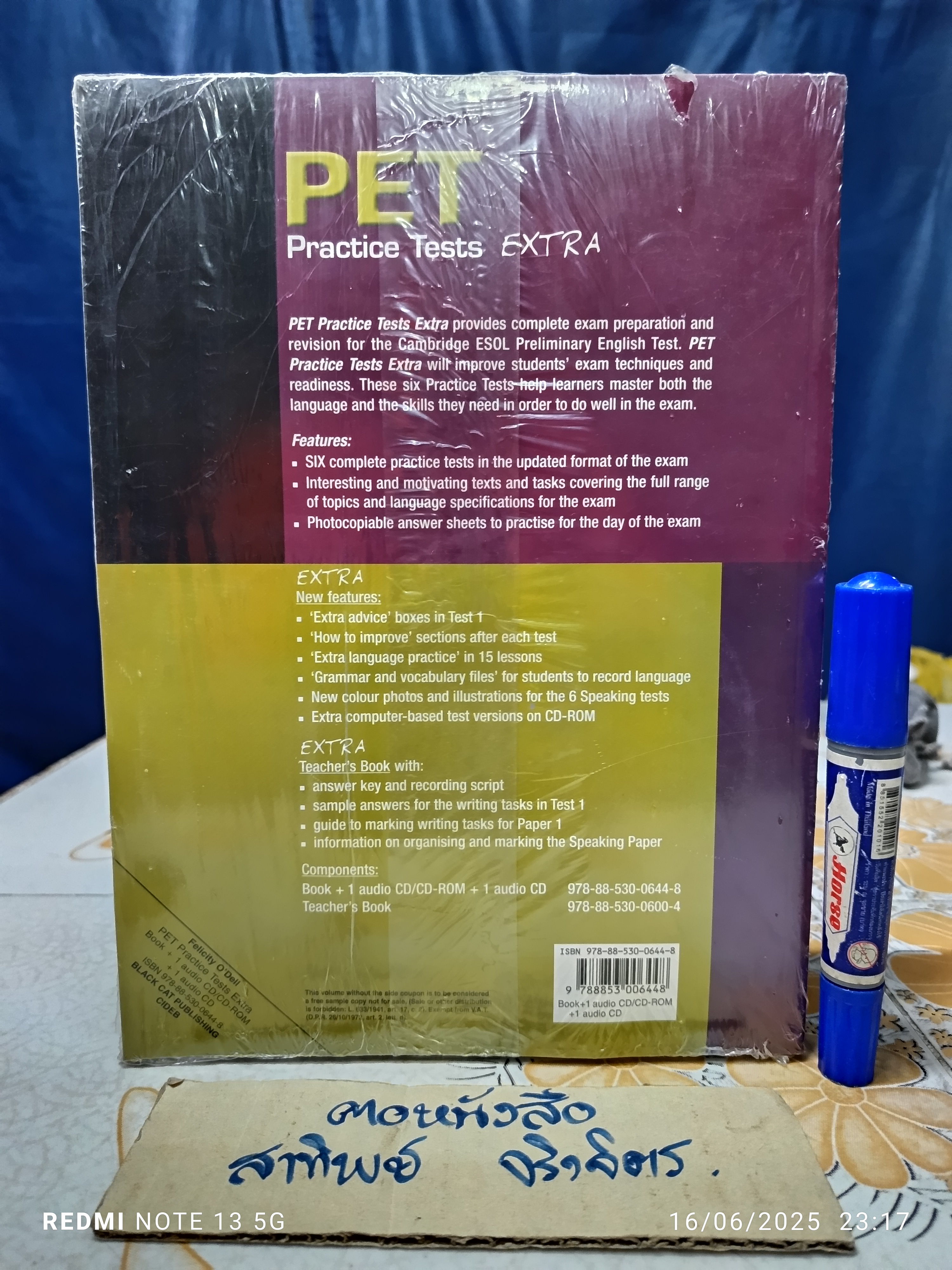 PET Practice Tests Extra , with cd-rom SIX Practice tests for the Cambridge ESOL Preliminary English Test