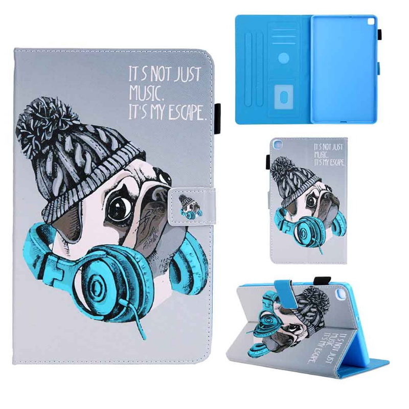 Case Samsung Galaxy Tab A 8.0 2019 SM-T290 T295 T297 #เคสฝาพับหนัง PU พิมพ์ลายการ์ตูน Pattern Printing PU Leather Flip