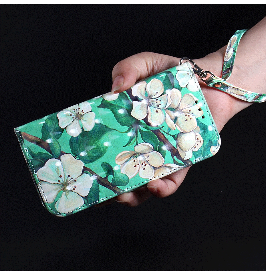 Case Samsung Galaxy A9 (2018) #เคสฝาพับแบบกระเป๋าสตางค์ Pattern Printing Wallet Stand