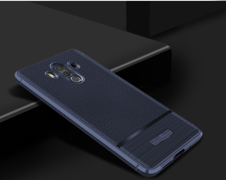 เคส Huawei Mate 10 Pro #เคสฝาหลัง TPU ผิวลิ้นจี่กันลื่นเคสคุณภาพดีราคาเบาๆสบายกระเป๋า