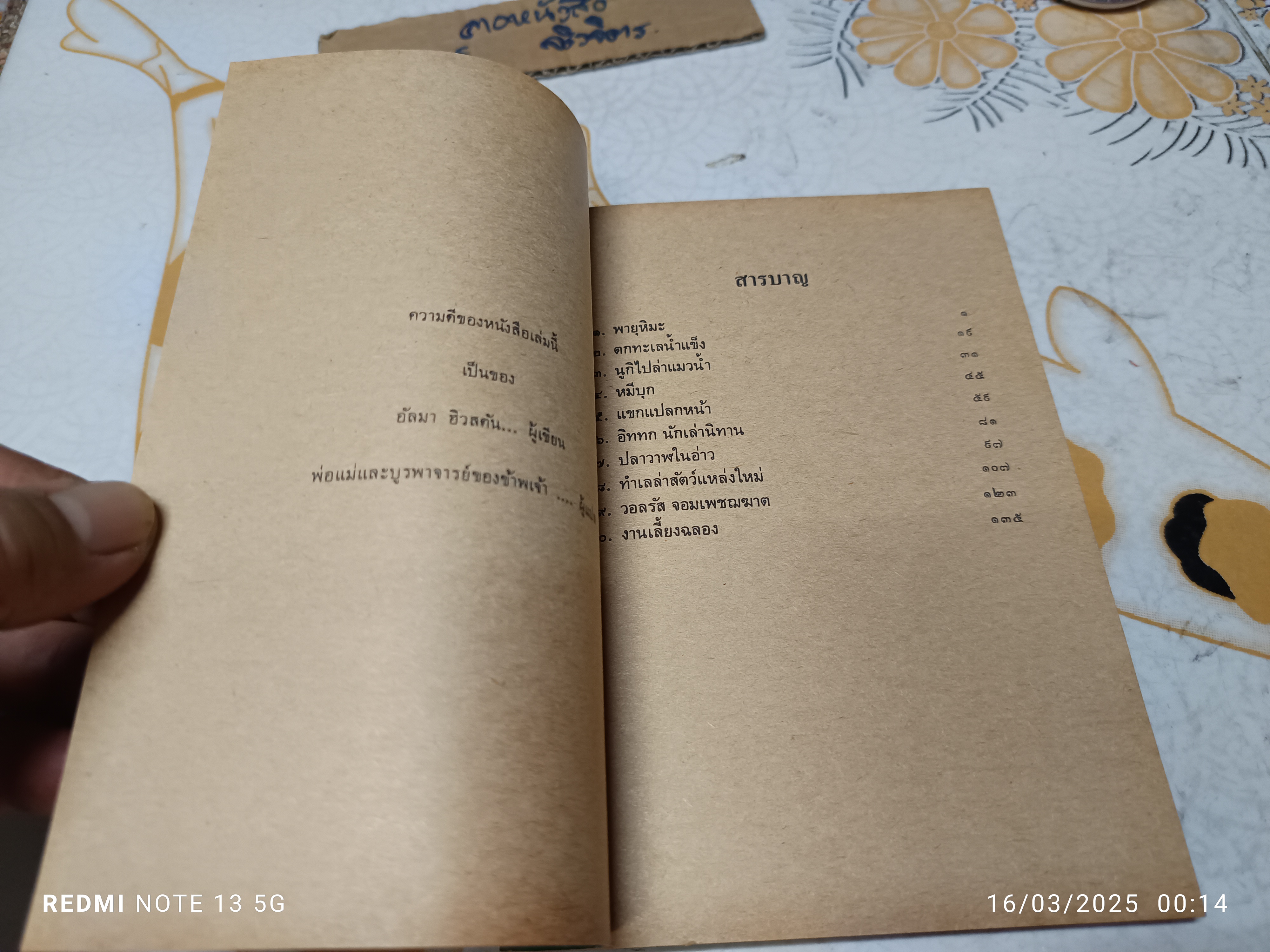 พรานน้อยนูกิ (Nuki) ผลงานของ อัลมา ฮิวสตัน (Alma Houston) ลมุล รัตตากร แปล พิมพ์ พ.ศ.2523 ทวพ.