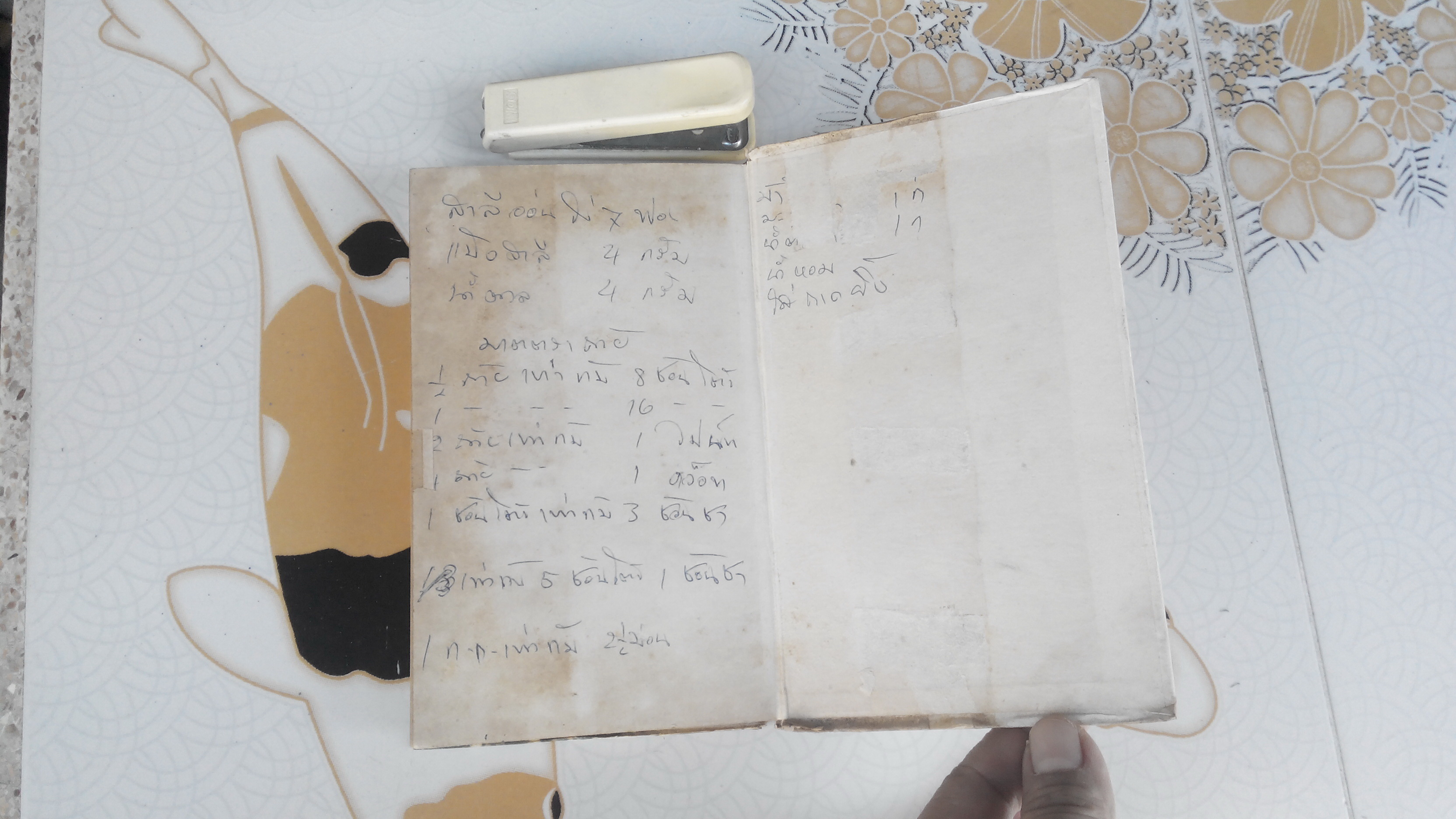 ตำราขนม 3 ชาติ โดย พรเพ็ญ - สนพ.ธรรมบรรณาคาร จัดพิมพ์ ปี 2517 **สินค้าหมด**