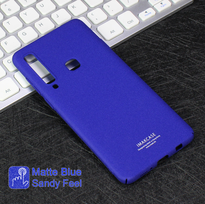 Case Samsung Galaxy A9 (2018) #เคสฝาหลัง IMAK มีแหวนสวมนิ้ว Ring Holder Kickstand + ฟิล์มกันรอยหน้าจอ