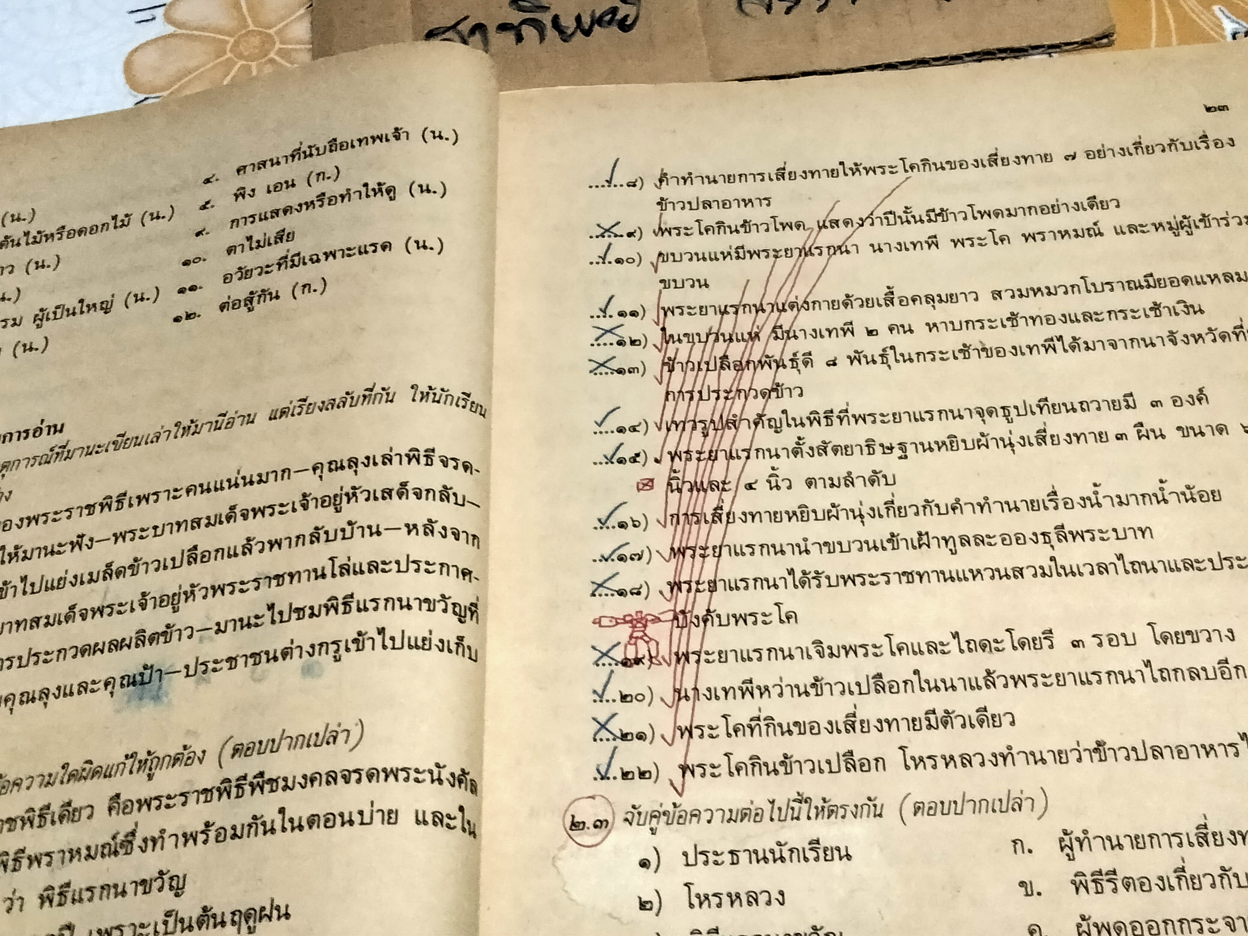 แบบฝึกหัดภาษาไทย ชั้นประถมศึกษาปีที่ 6 ตามหลักสูตรประถมศึกษา พ.ศ.2521 (มานี มานะ) - มีรอยขีดเขียน **สินค้าหมด**