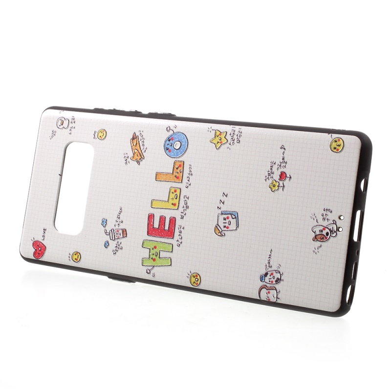 Case Samsung Galaxy Note 8 #เคสฝาหลังพิมพ์ลายนูน TPU Gel ลายน่ารักๆ