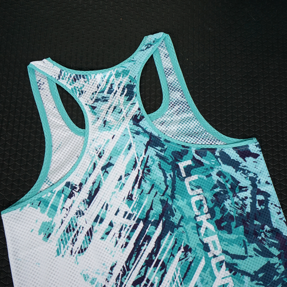 เสื้อวิ่งแขนสั้น แขนกุด เสื้อกล้าม (ชญ) ผ้า AirFlow ของแท้ มีรูระบายอากาศทั้งตัว น้ำหนักเบา ใส่สบายและไม่อมเหงื่อ (S15)