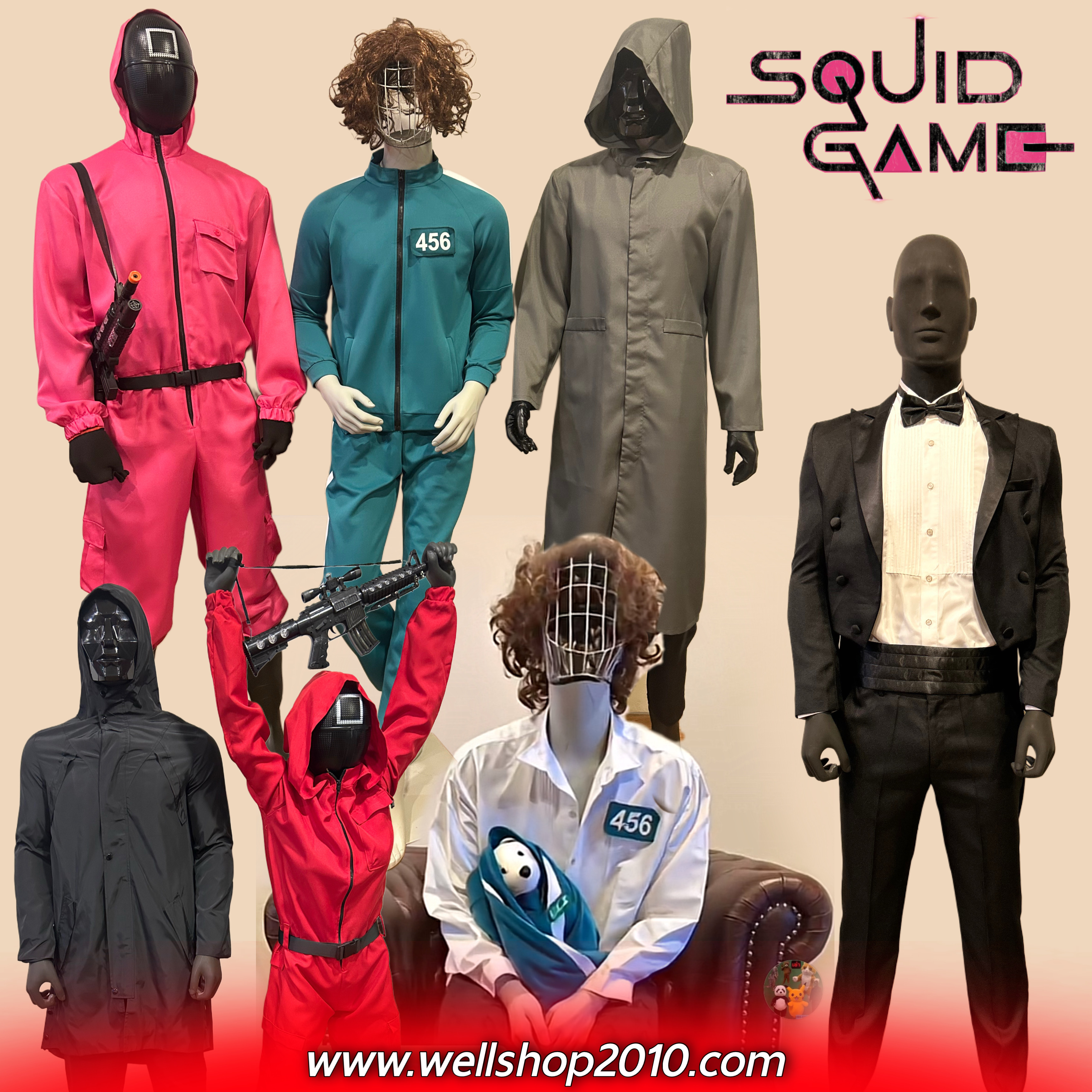 ธีมชุดคอสเพลย์ Squid Game 2