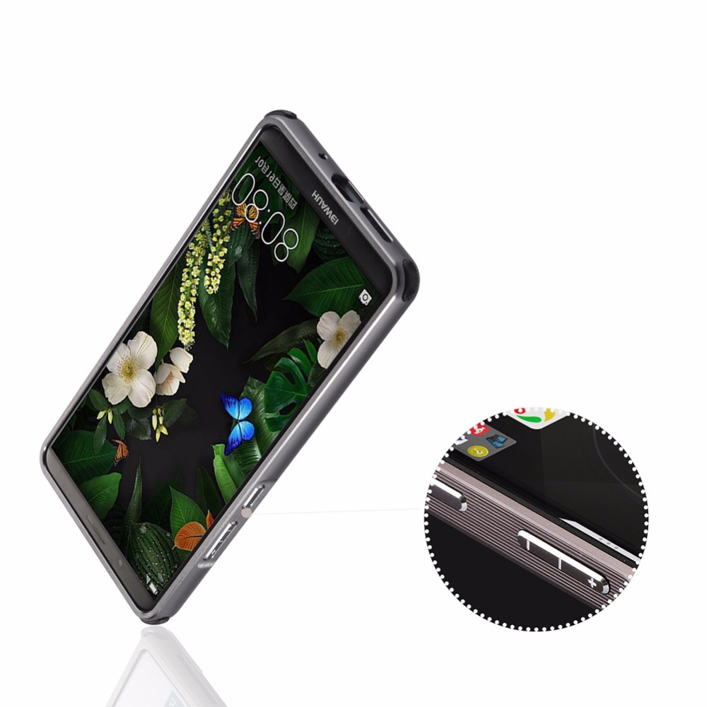เคส Huawei Mate 10 Pro #เคสขอบอะลูมิเนียมผสมฝาหลัง Slide-on สวยงามทันสมัย