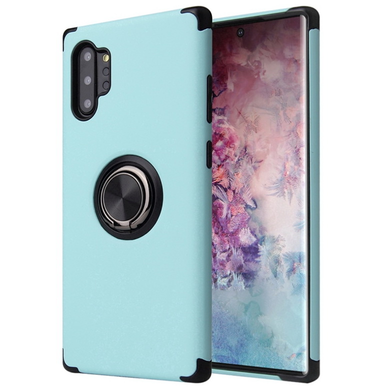 Case Samsung Galaxy Note 10+ #เคสฝาหลัง Hybrid TPU+PC มีแหวนสวมนิ้ว