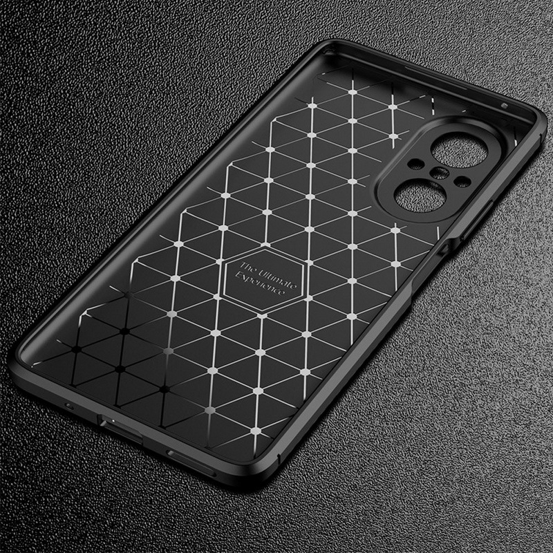 Case Huawei Nova 9 SE #เคสฝาหลังนิ่ม Carbon Fiber Anti-drop TPU Protection