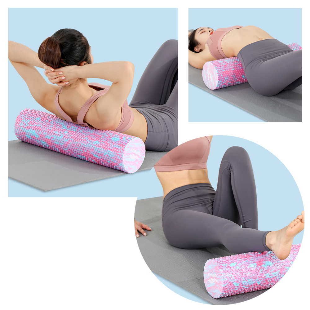 Foam Roller 45*15 ซม โฟมโรลเลอร์ โฟมนวดกล้ามเนื้อ โฟมลูกกลิ้ง Warm UP ออกกำลังกาย (RR2)