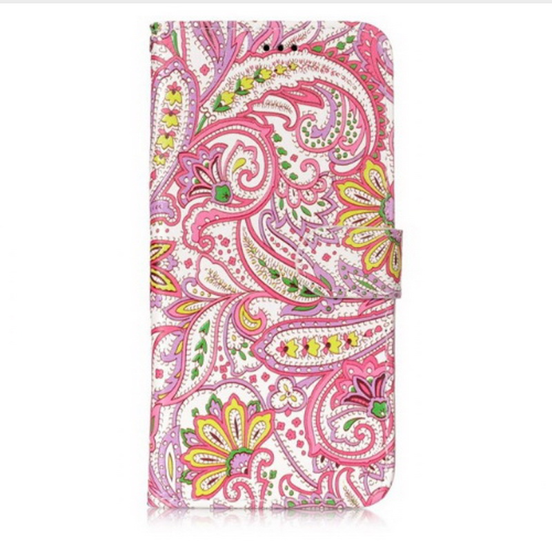 เคส Samsung Galaxy S9+ G965 #เคสฝาพับพิมพ์ลาย Rubberized Patterned PU Leather