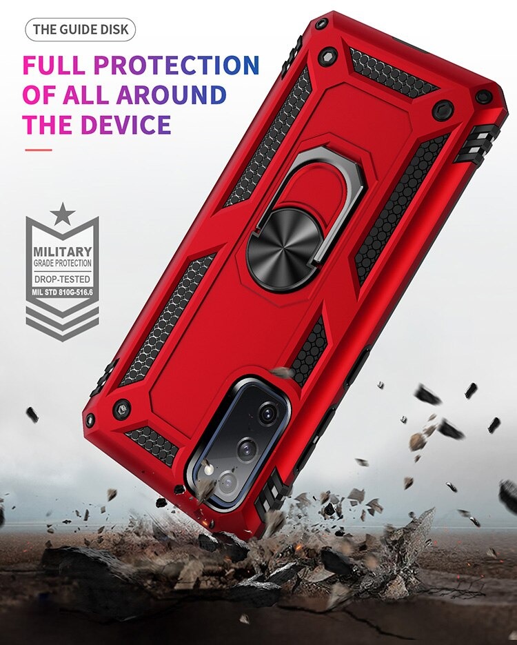 Case Samsung Galaxy S20 FE / S20 FE 5G #เคสฝาหลัง Hybrid TPU+PC มีแหวนสวมนิ้ว