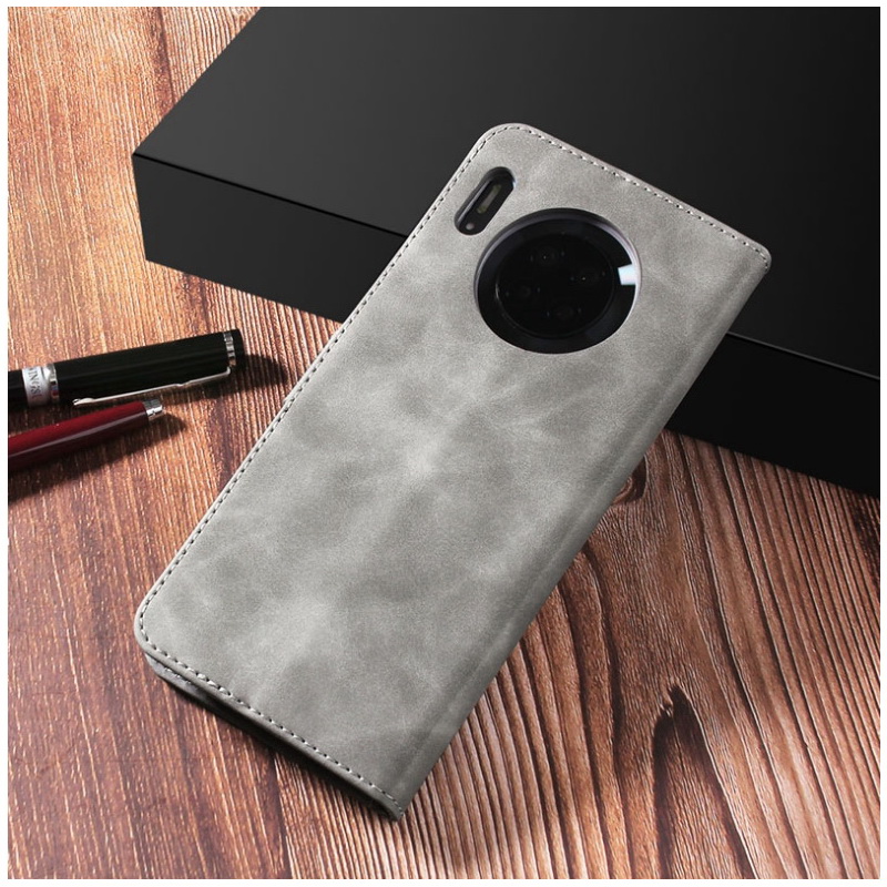 Case Huawei Mate 30 Pro #เคสฝาพับหนัง PU DIAOBAOLEE Leather Stand Stand