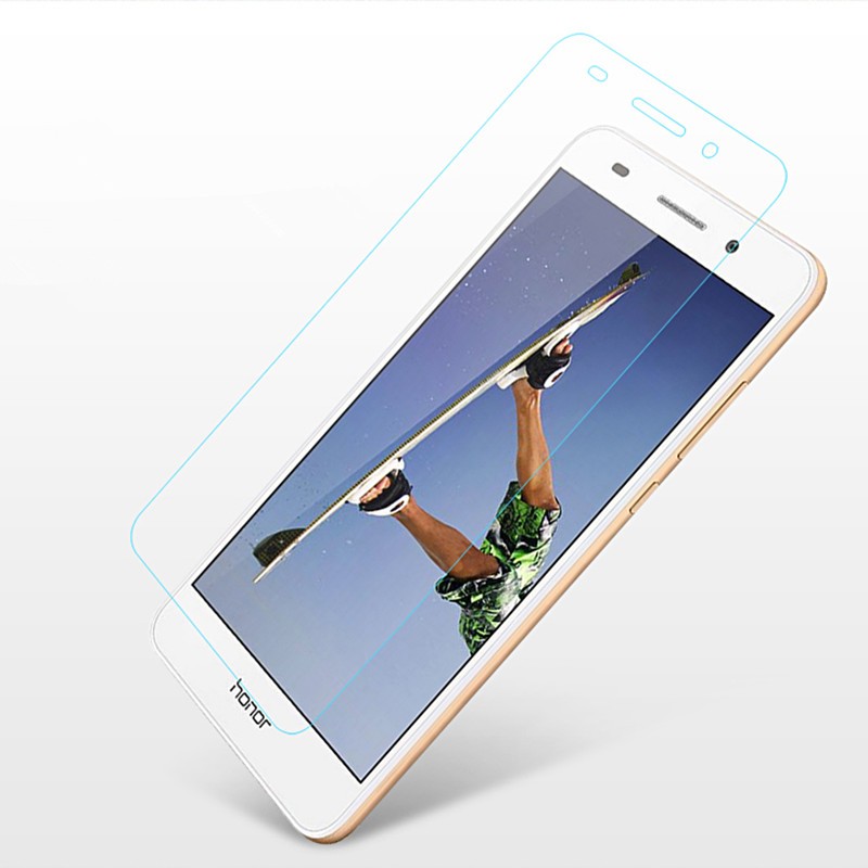 ฟิล์มกระจกกันรอย Huawei Y6 II Honor 5A แบบไม่เต็มจอ หนา 0.26 mm 9H Tempered Glass 2.5D Arc Edge