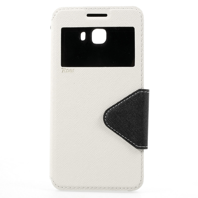 เคส Samsung Galaxy C9 Pro ROAR KOREA Diary #เคสหนัง PU ฝาพับมีช่องวิวแถบปิดแม่เหล็กทันสมัย