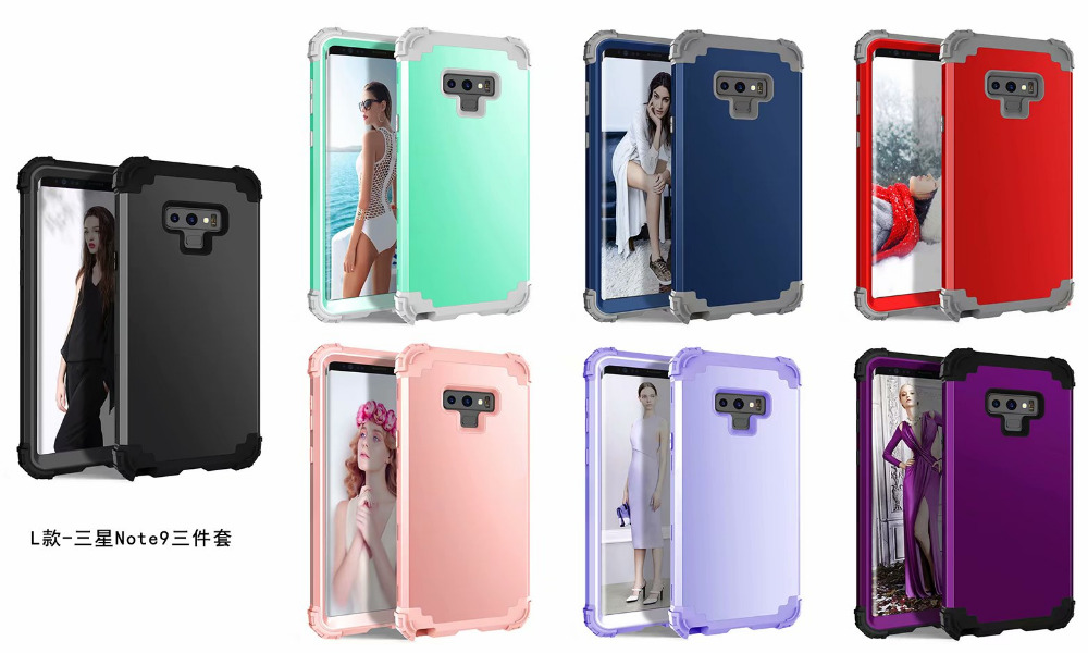 เคส Samsung Galaxy Note 9 N960 #เคสฝาหลังไฮบริดกันกระแทกแยกชิ้นได้ PC+Silicone