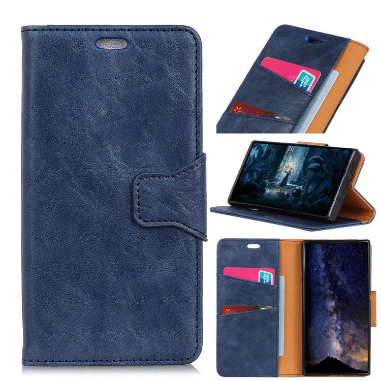 เคส Xiaomi Pocophone F1 #เคสฝาพับหนังแยกคุณภาพดี Crazy Horse Split Leather Wallet