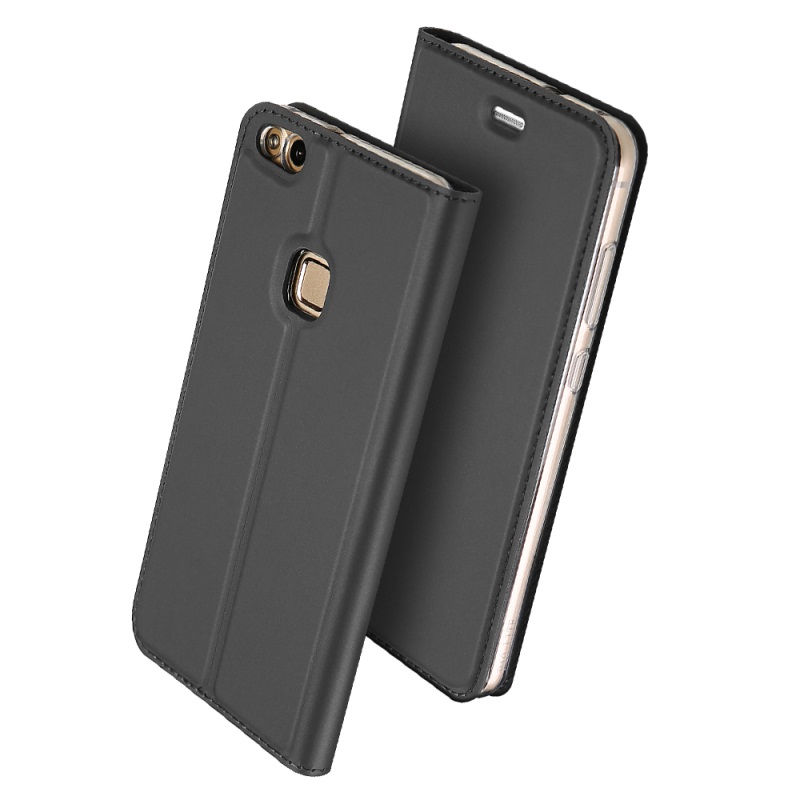 Case Huawei P10 Lite #เคสฝาพับหนัง PU มีช่องเสียบบัตร สวยงามทันสมัย