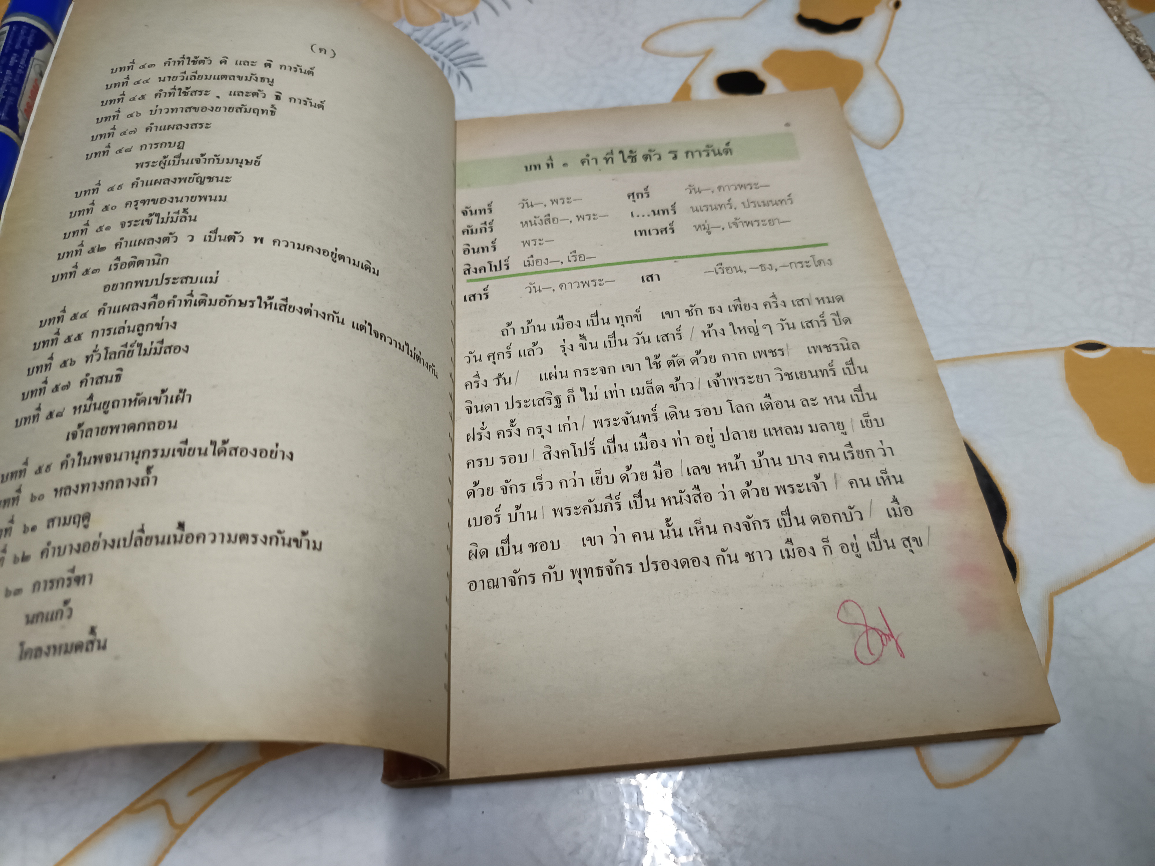 ดรุณศึกษา แบบเรียนภาษาไทย ระดับชั้นประถมศึกษา แต่งโดย ฟ. ฮีแลร์ โรงพิมพ์ไทยวัฒนาพานิช จัดพิมพ์ (ขายรวม 5เล่ม)
