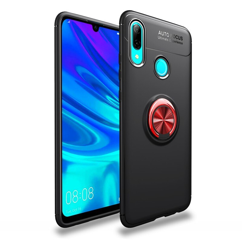 Case Huawei Y7 2019 #เคสฝาหลัง TPU Finger Ring Kickstand (แผ่นโลหะแบบ Built-in)