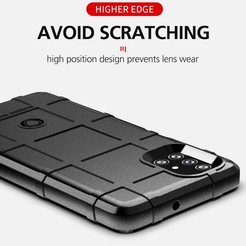 เคส Samsung Galaxy M51 #เคสฝาหลัง Rugged Shield Series Soft Silicone Shock Absorption Matte กันกระแทก