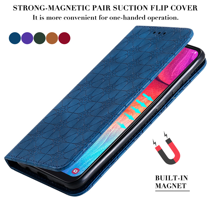 Case Galaxy A71 5G #เคสฝาพับแบบกระเป๋าสตางค์ Leather Flip Case Kickstand Card Holder Wallet Magnetic Cover