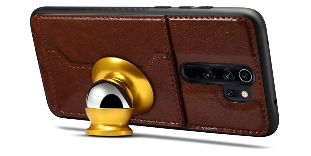 Case OPPO A9 (2020) /A5 (2020)#เคสฝาหลัง TPU เคลือบหนัง PU Crazy Horse Leather Coated PC + TPU Hybrid