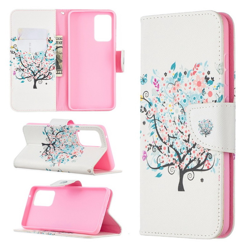 Case Samsung Galaxy A52/A52 5G/A52s 5G #เคสฝาพับกระเป๋าสตางค์หนัง PU พิมพ์ลาย Pattern Printing PU Leather Wallet